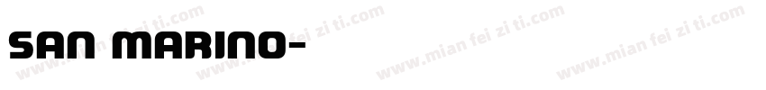 san marino字体转换